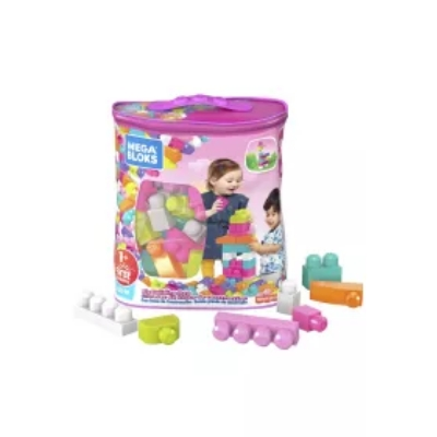  Mega Bloks. Torba różowa 60 el.
