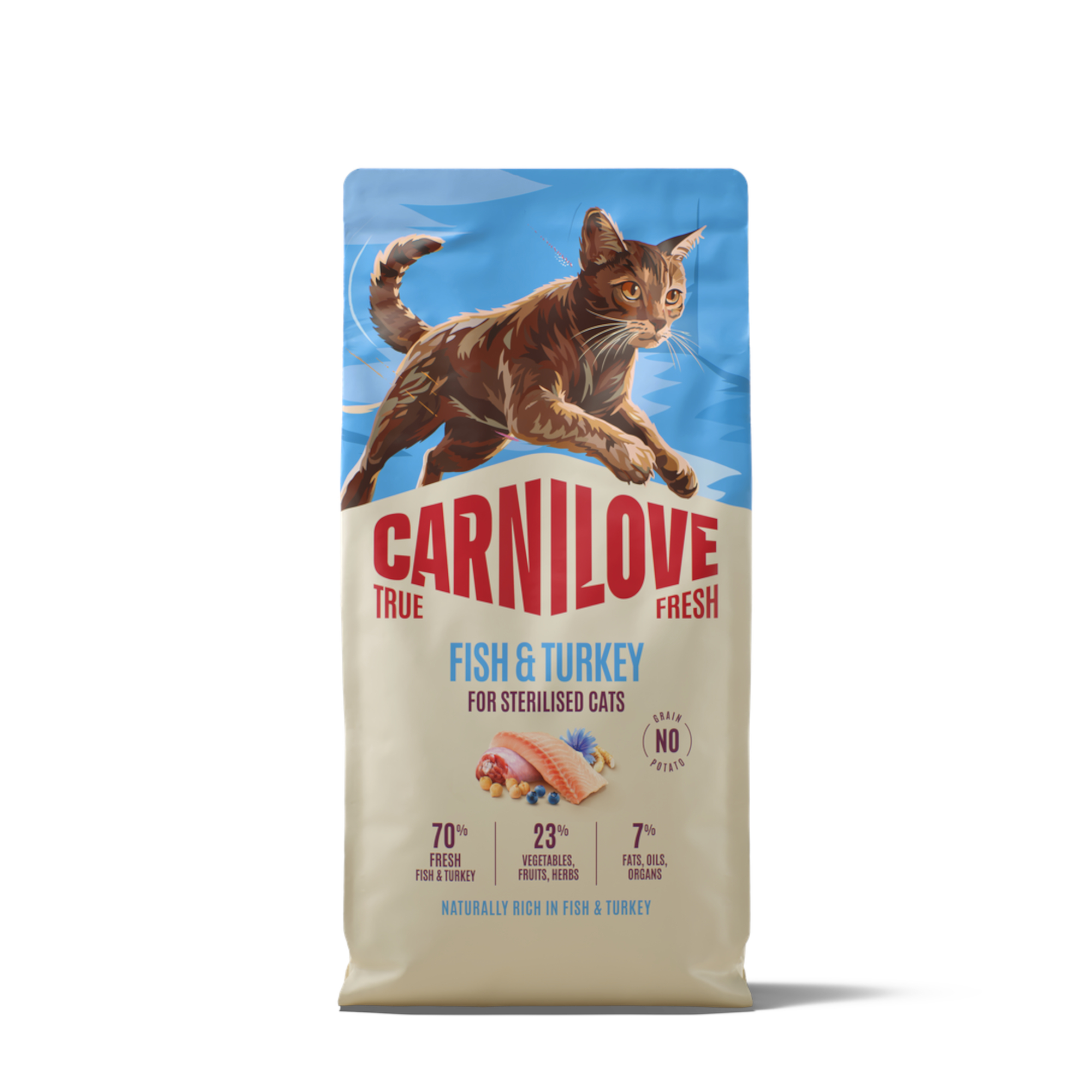 Carnilove True Fresh Adult Sterilised, ryba i indyk - 6 kg