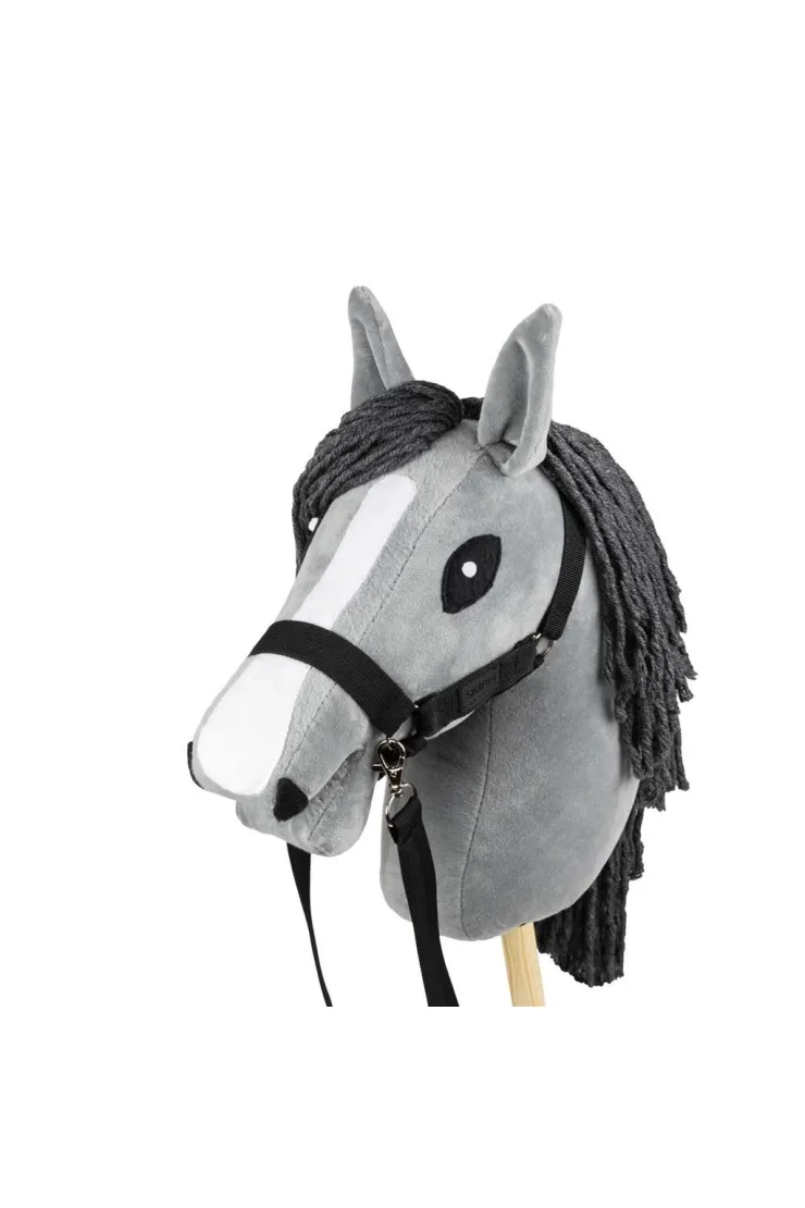 Hobby Horse Skippi. Koń na kiju szary