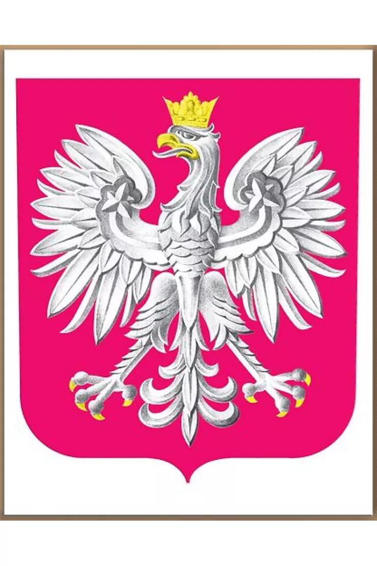 Godło RP w ramce