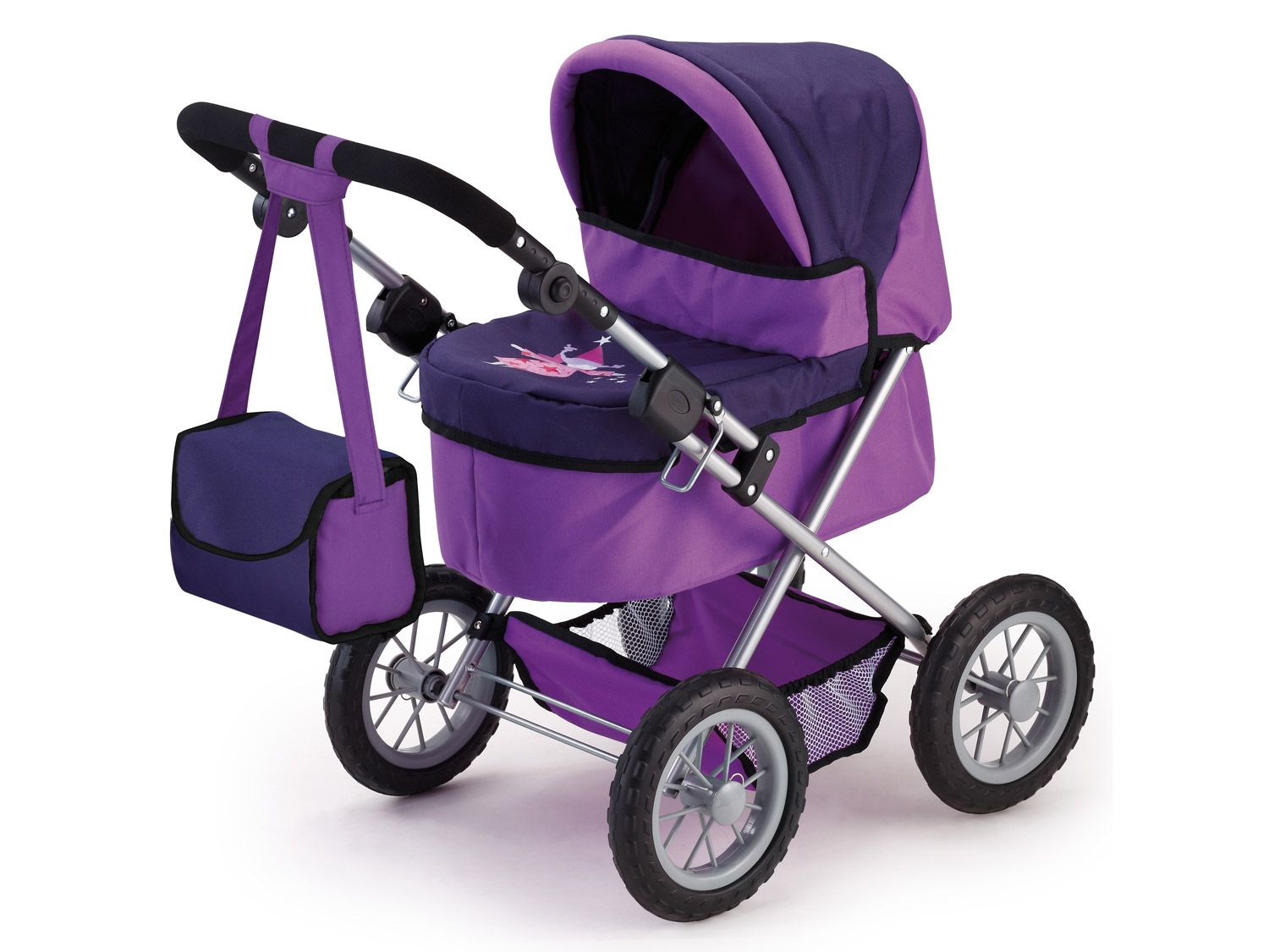 Wózek dla lalek Bayer Design Trendy (Fioletowy) miniaturka