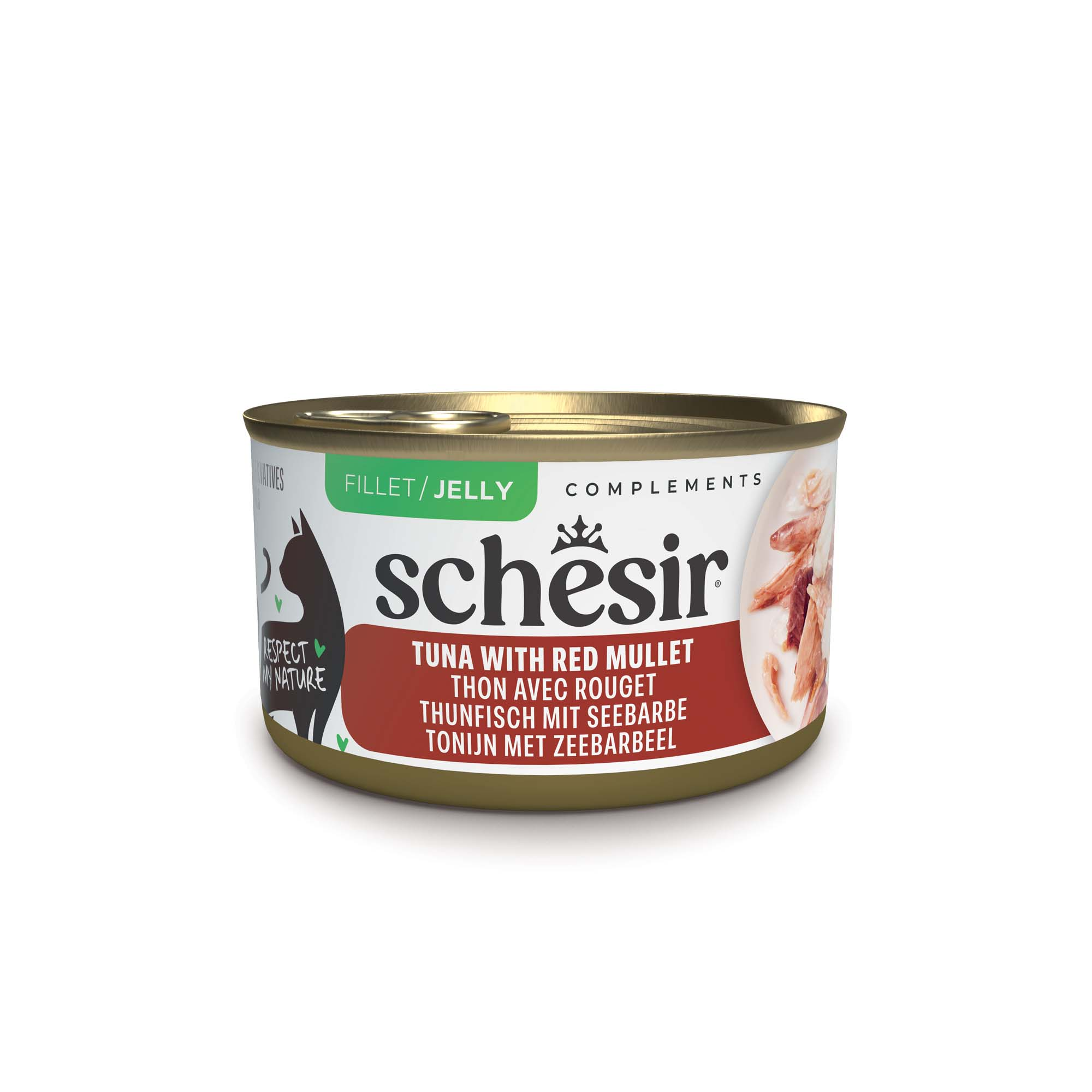 Schesir Complements w galarecie, 12 x 70 g - Tuńczyk z barweną