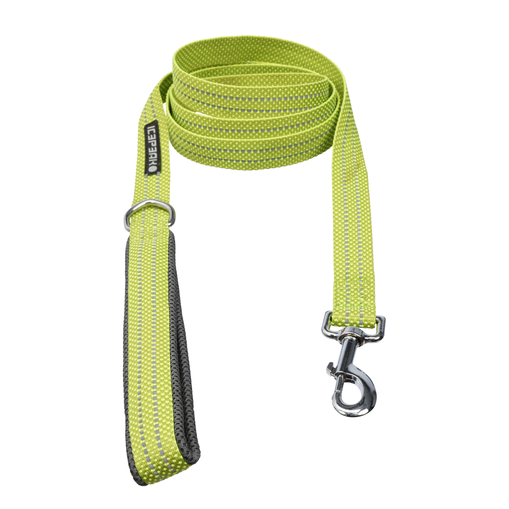 Icepeak Pet smycz Grand X, limonkowa - Rozmiar M (dł. x szer.): 180 cm x 25 mm