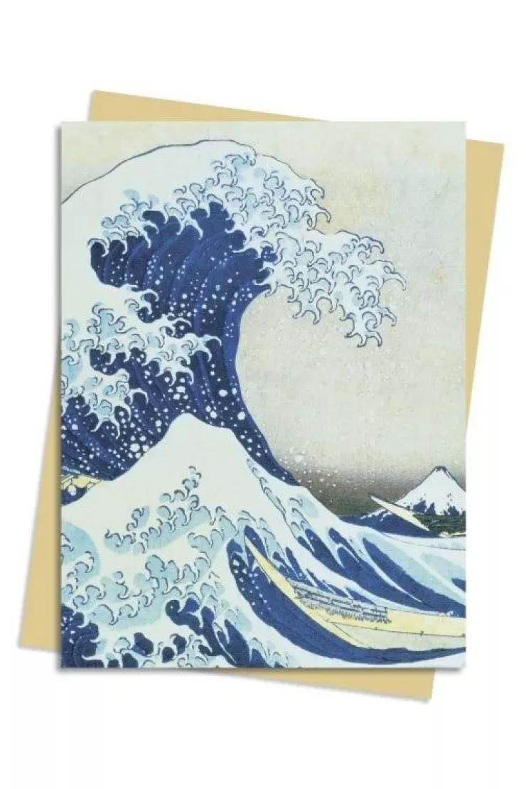 Karnet B6 Wielka fala w Kanagawie Hokusai Katsushi