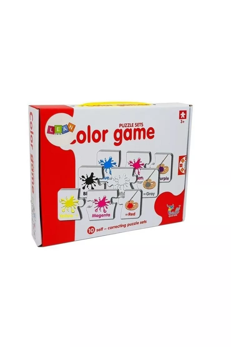 Puzzle edukacyjne. Kolory Angielski