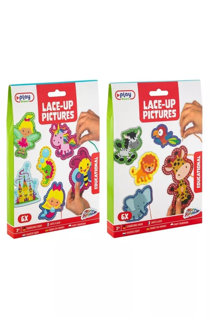 Zestaw 6 koronkowych wzorów Zwierzęta