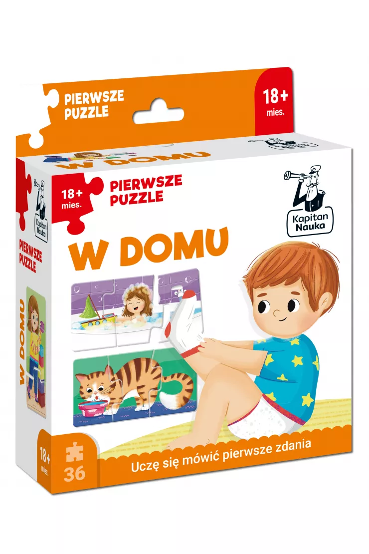Pierwsze puzzle. W domu. Kapitan Nauka