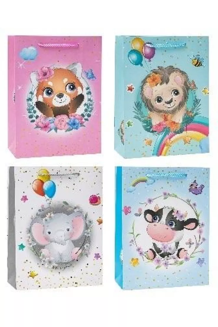 Torebka ozdobna 26x32x10cm mix ROZETTE