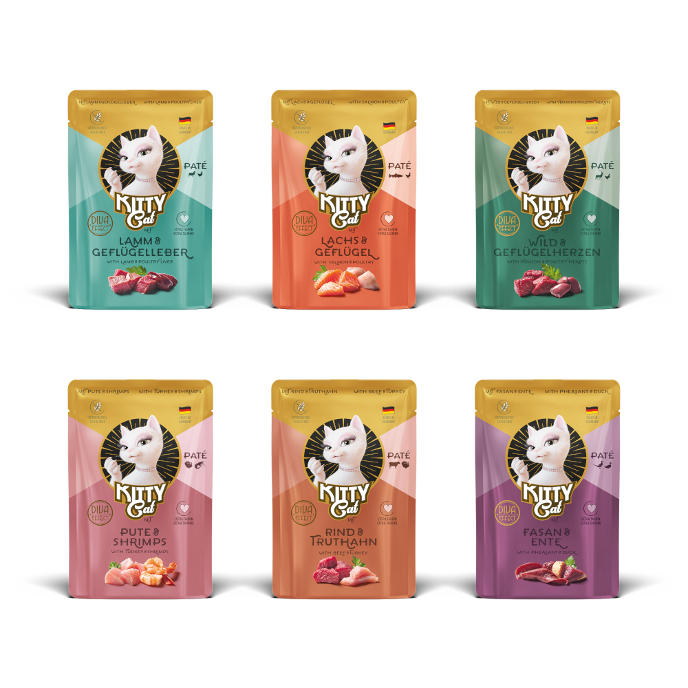 Korzystny pakiet KITTY Cat Paté 24 x 85 g - Pakiet mieszany II (6 smaków)