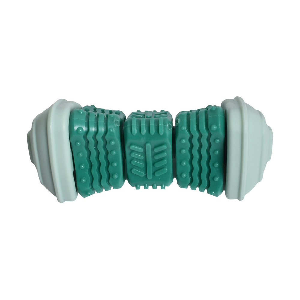 Bobby zabawka dla psa Onigiri - Zielona (dł. x szer. x wys.): 14,5 x 6,5 x 6,5 cm