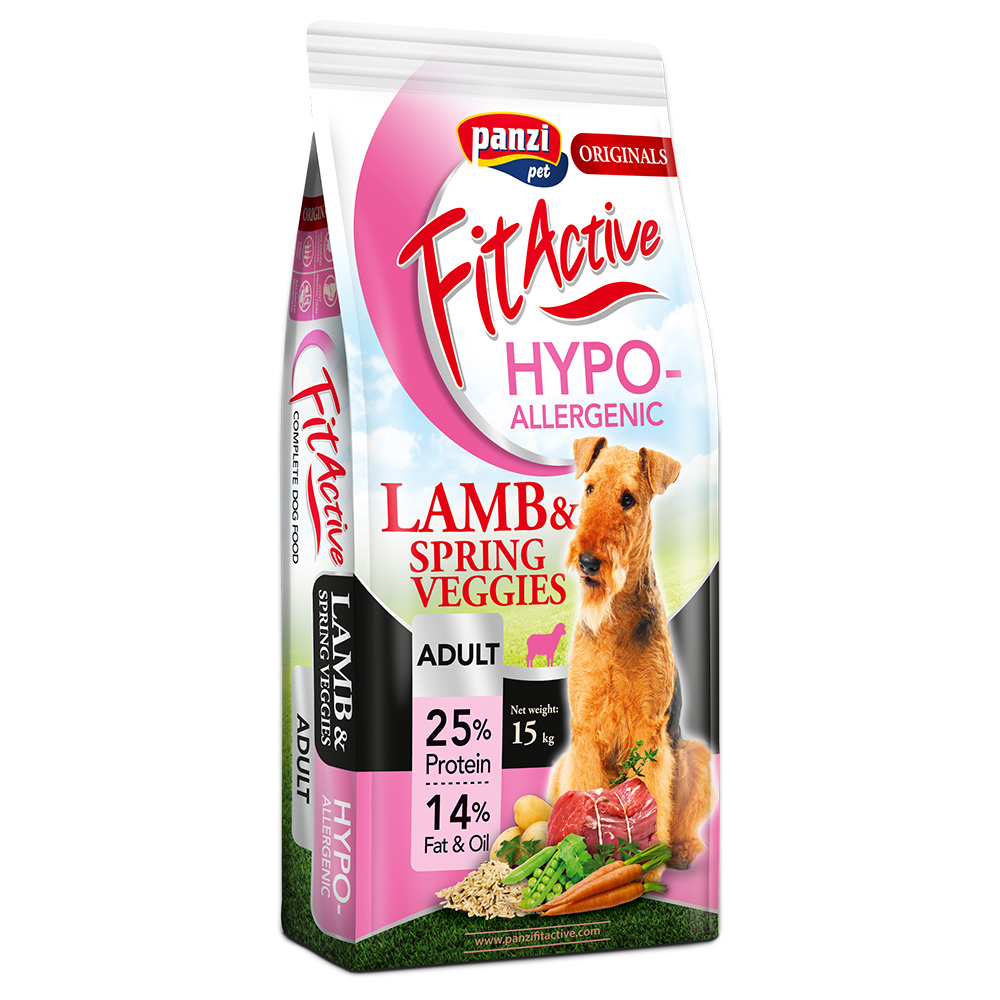 FitActive Originals Adult Hypoallergenic jagnięcina i wiosenne warzywa - 2 x 15 kg