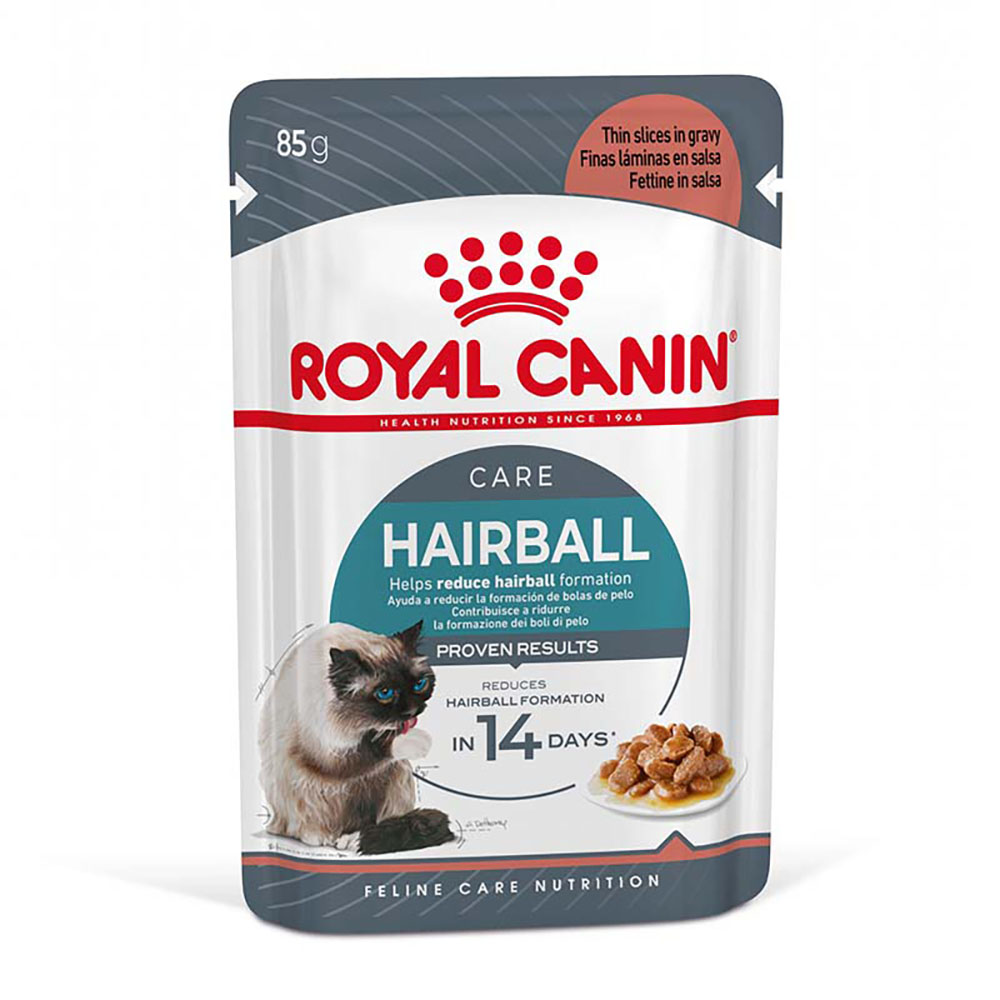 Uzupełnienie: Mokra karma Royal Canin - Hairball Care w sosie, 12 x 85 g