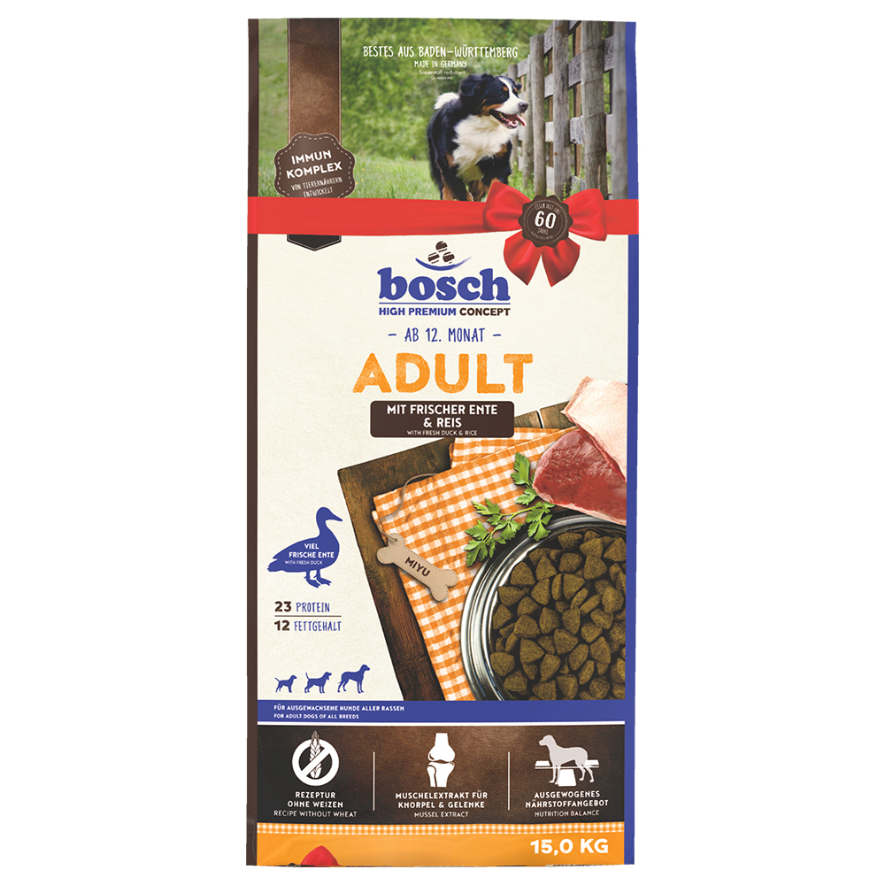 bosch Adult, kaczka i ryż - 15 kg