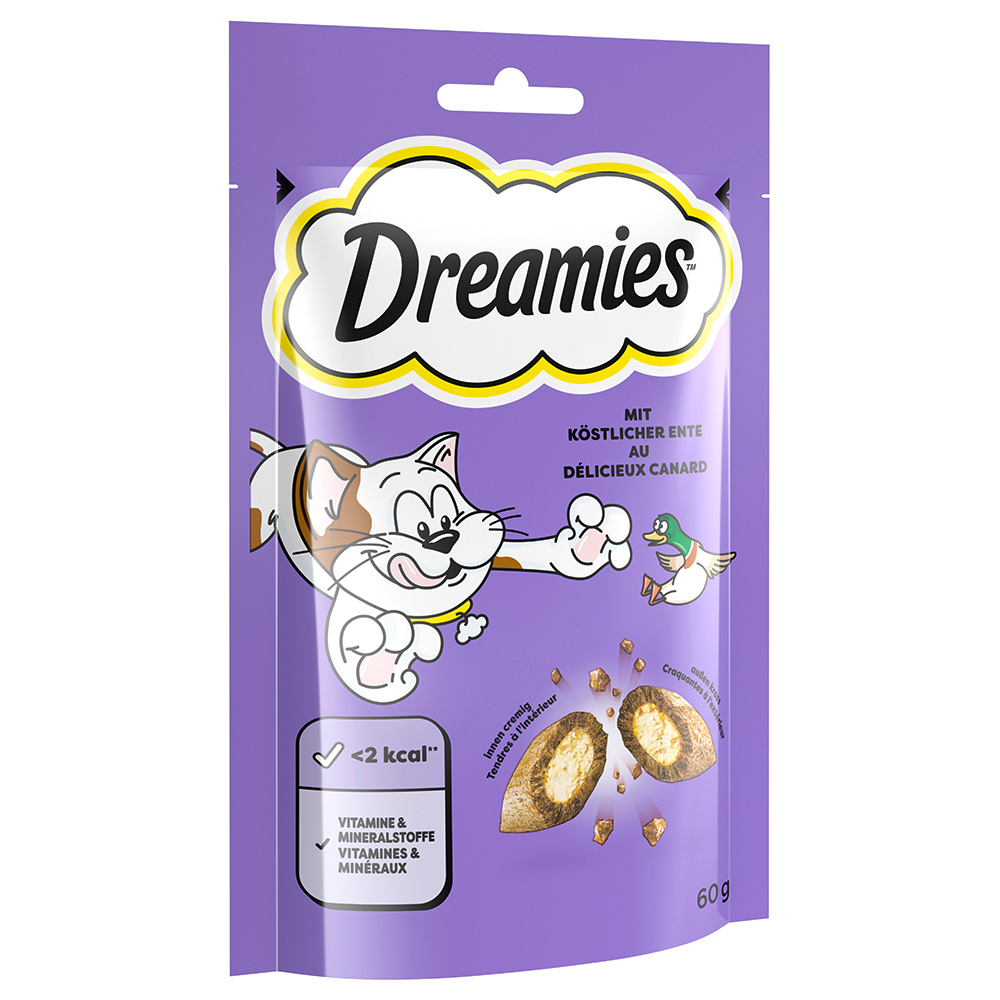 Dreamies przysmaki dla kota - Kaczka, 4 x 60 g