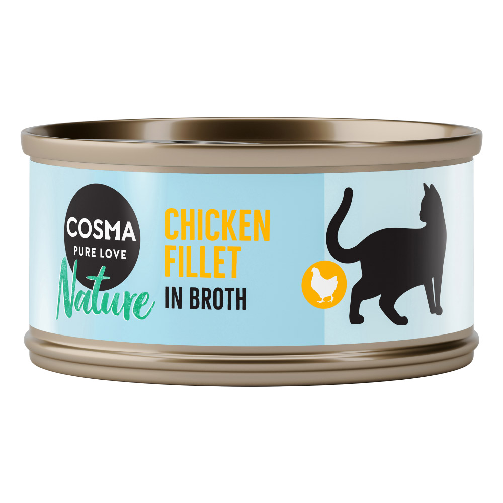 Cosma Nature, 6 x 70 g - Filet z kurczaka