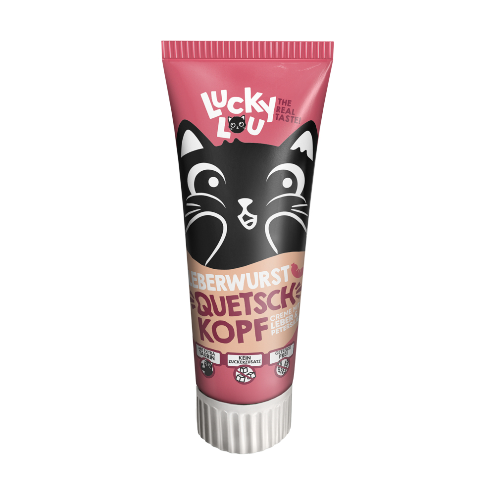 Lucky Lou Quetschkopf, pasztet z wątróbki - 4 x 75 g
