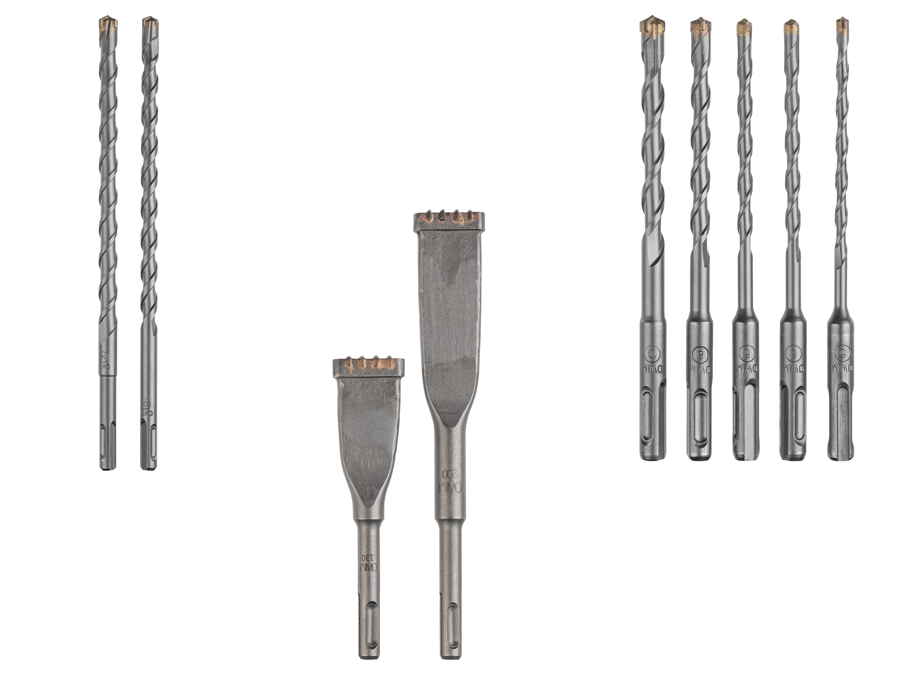 PARKSIDE PERFORMANCE® Zestaw wierteł SDS Plus i dłut do fug w walizce