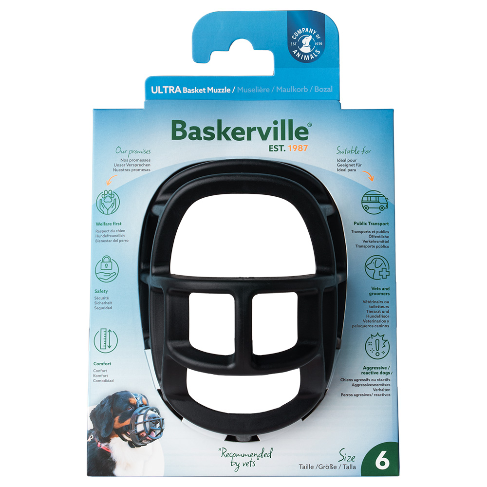 Baskerville Ultra 2.0 kaganiec dla psa - Rozmiar 6 (np. rottweiler, dog niemiecki)