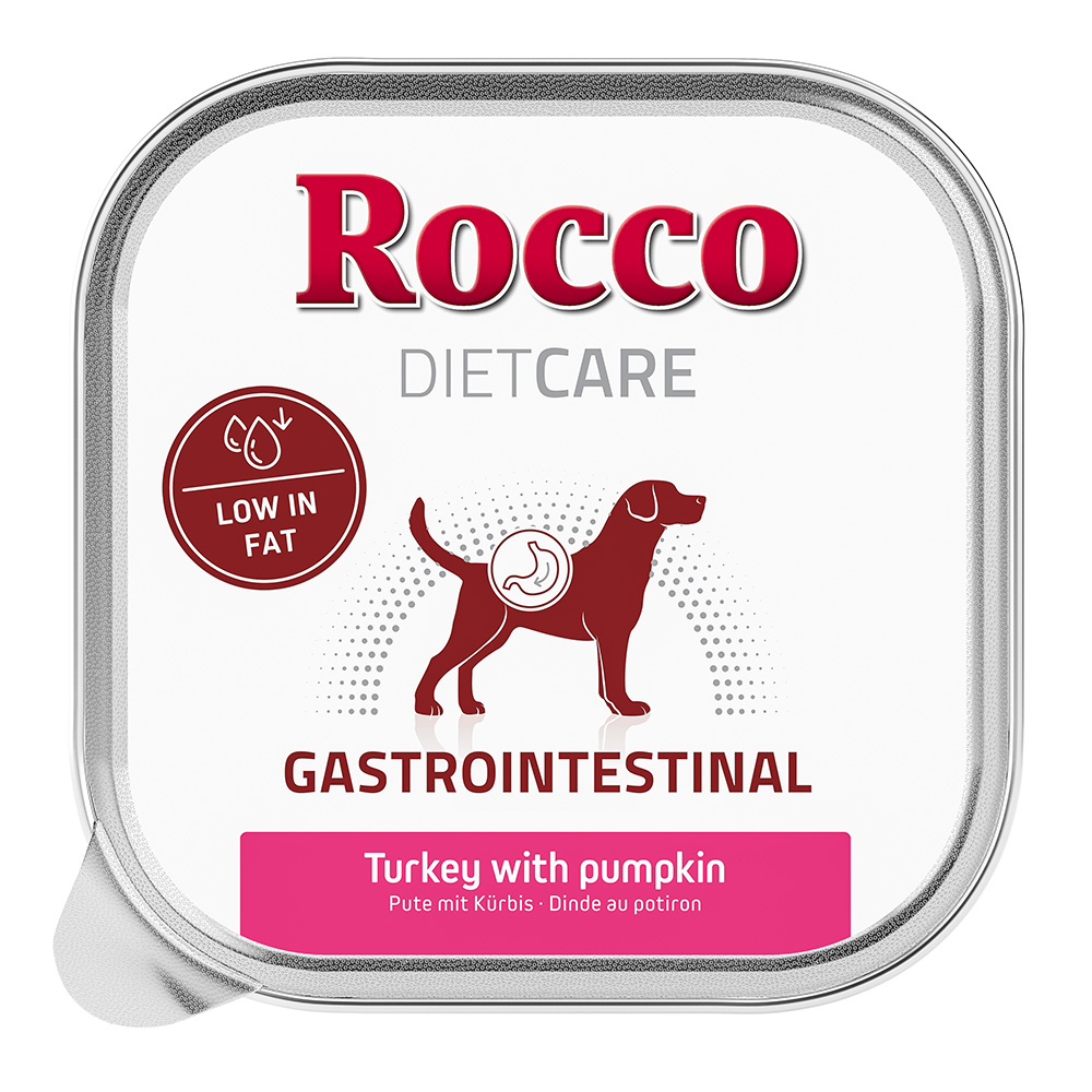 Rocco Diet Care Gastro Intestinal w tackach, indyk z dynią, 150 g - 20 x 150 g