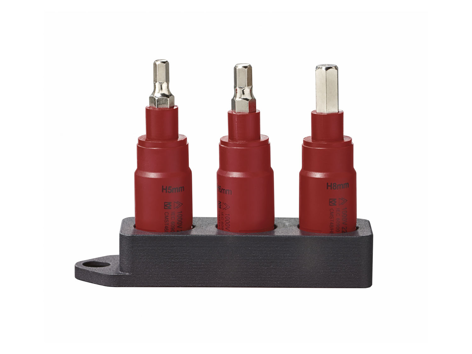 PARKSIDE® Zestaw bitów i nasadek / zestaw nasadek / grzechotka 3/8", 1000 V (Zestaw bitów sześciokątnych)
