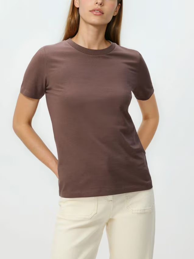 Reserved - T-shirt regular - brązowy