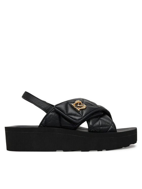 LOVE MOSCHINO Sandały JA16044I1MIE0000 Czarny
