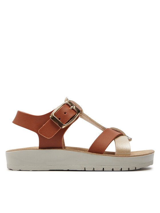 Geox Sandały J Sandal Costarei Gi J45EAG 05404 C5B2U M Beżowy