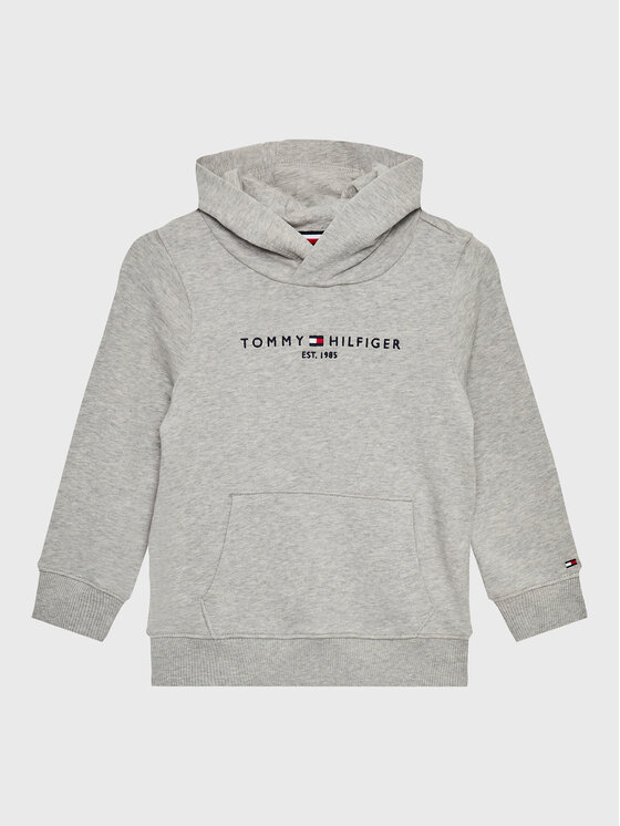 Tommy Hilfiger Bluza Essential KS0KS00213 Szary Regular Fit