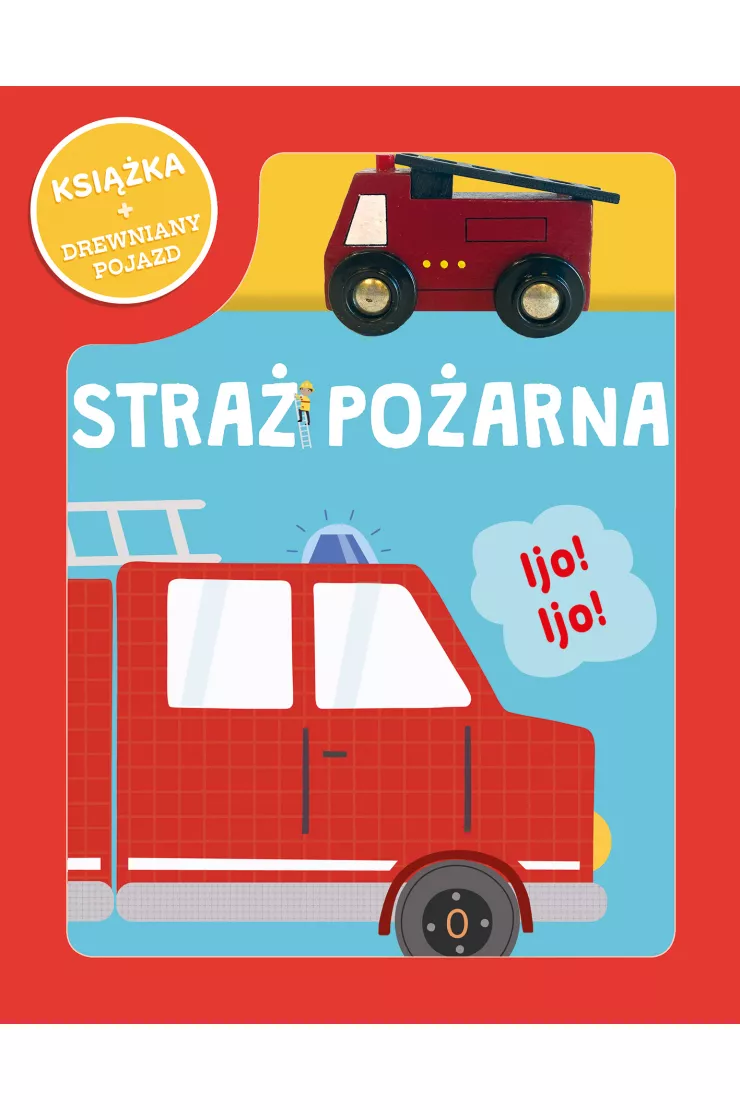 Pudełko z pojazdem. Straż pożarna
