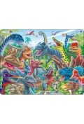 Układanka Szczęśliwe dinozaury Maxi