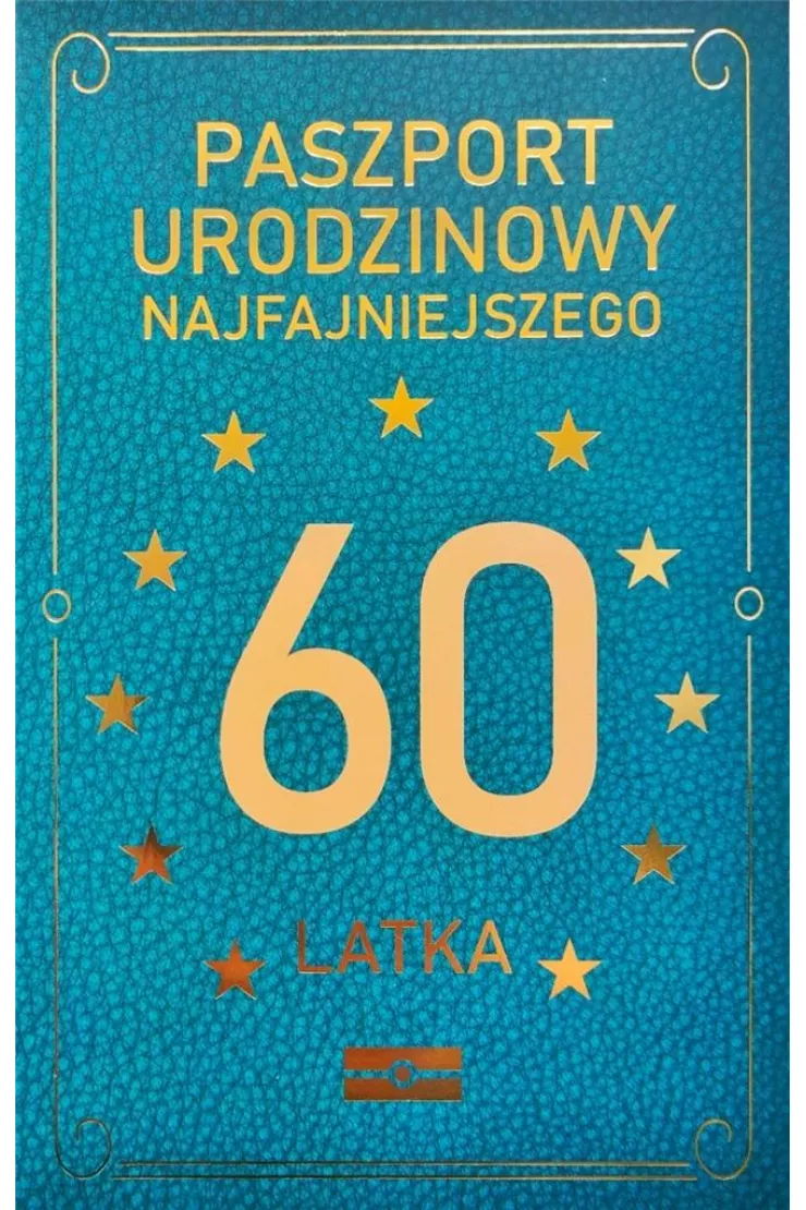 Karnet Urodzinowy 60 JCX-041