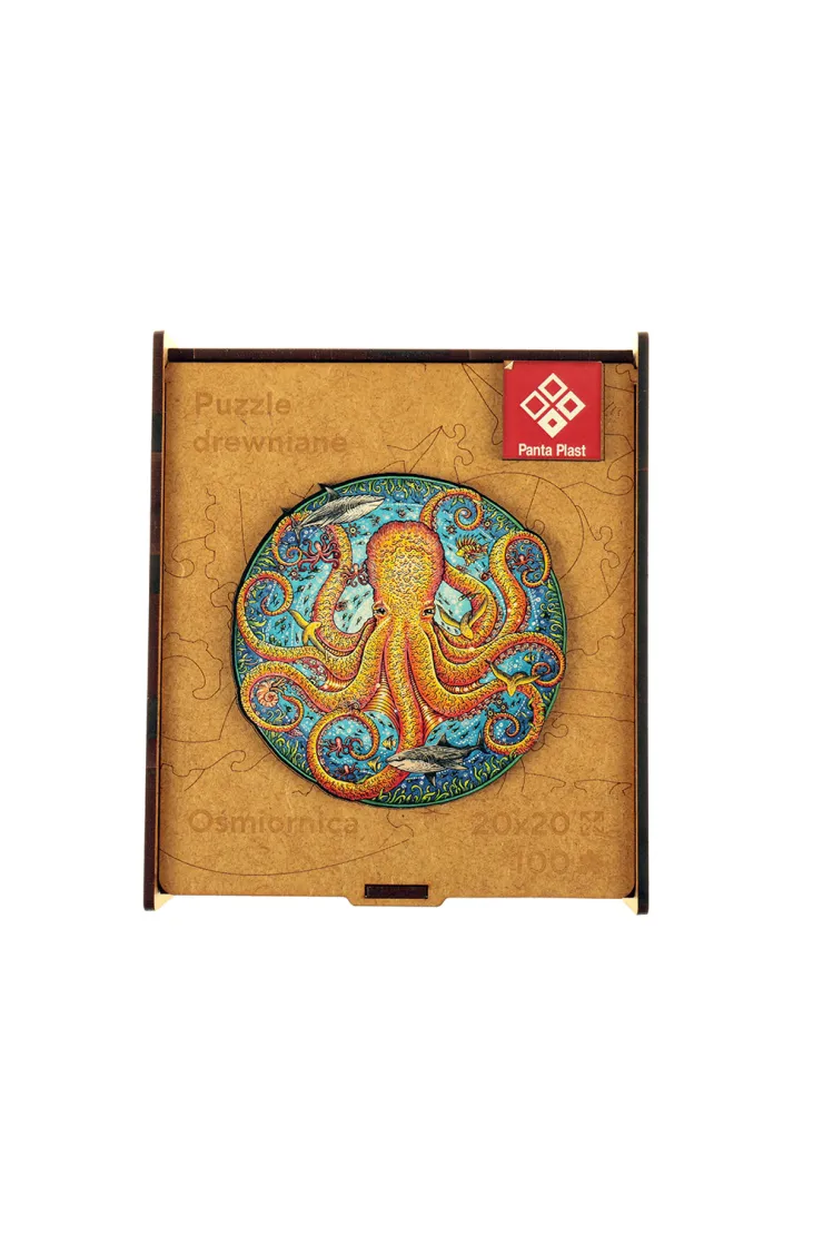 Puzzle drewniane A4 - Ośmiornica