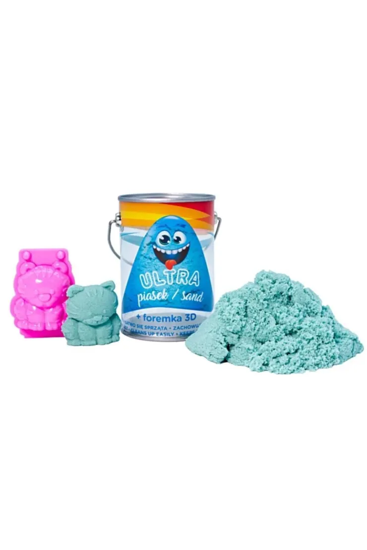 Ultra Piasek 150g turkusowy + foremka Tygrysek