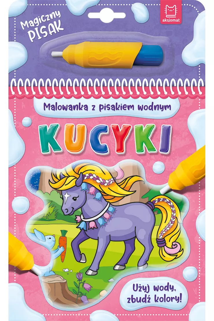 Kucyki. Malowanka z pisakiem wodnym