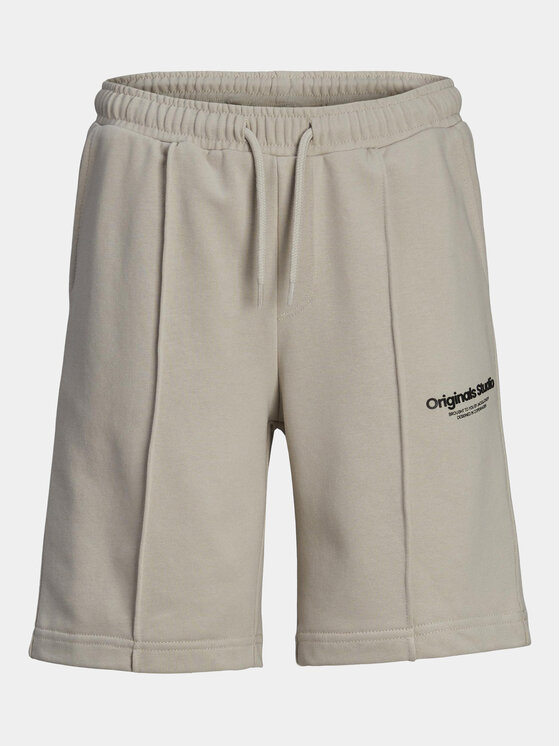 Jack & Jones Junior Szorty sportowe Vesterbro 12254196 Szary Loose Fit