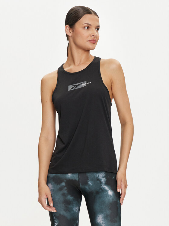 Reebok Top Id Train Sup Graphic Tank 100035755 Czarny Regular Fit miniaturka