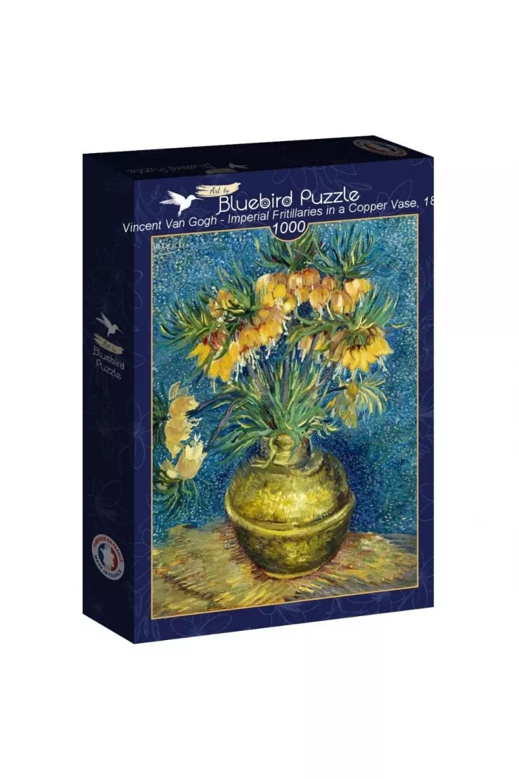 Puzzle 1000 el. Kwiaty w miedzianym wazonie, Vincent