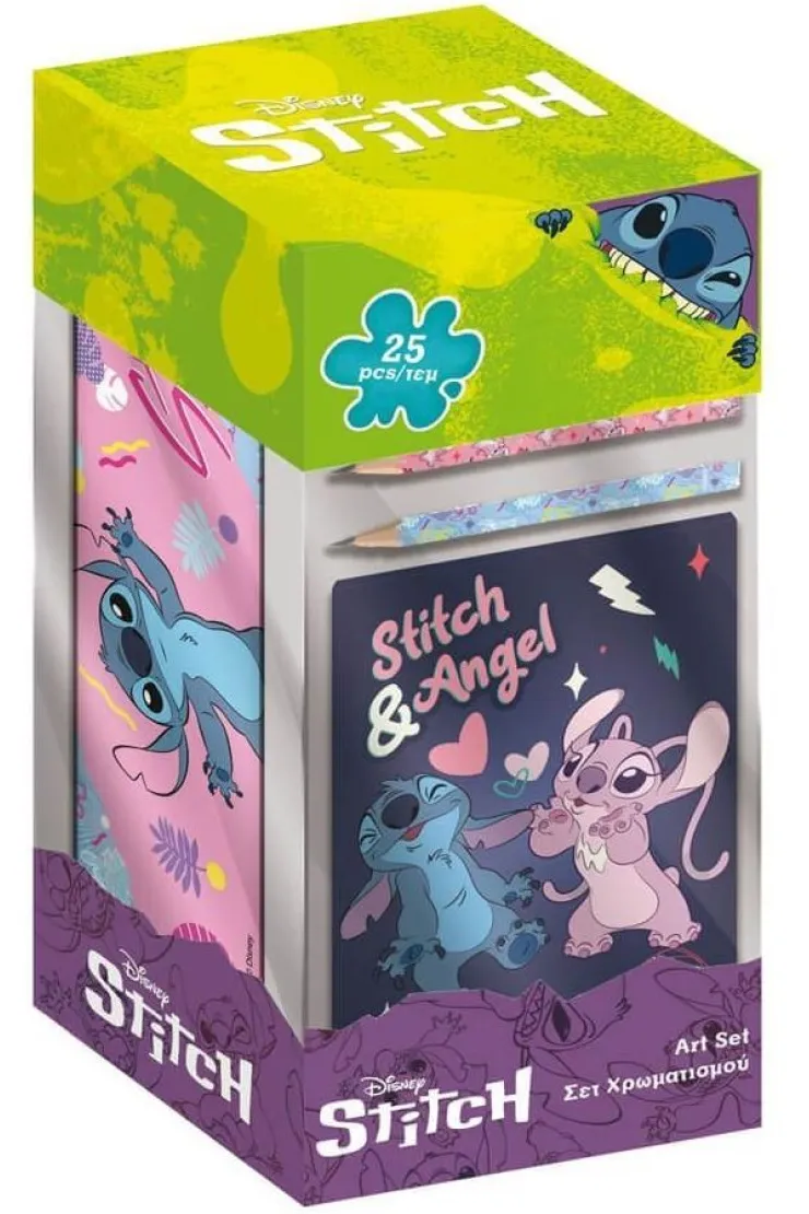Kolorowanka z piórnikiem Lilo and Stitch