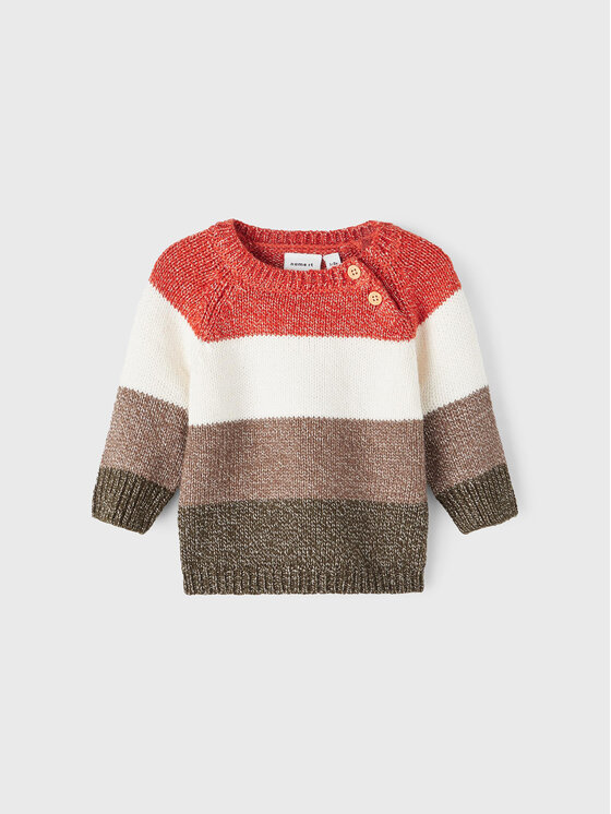 NAME IT Sweter 13207104 Kolorowy Regular Fit
