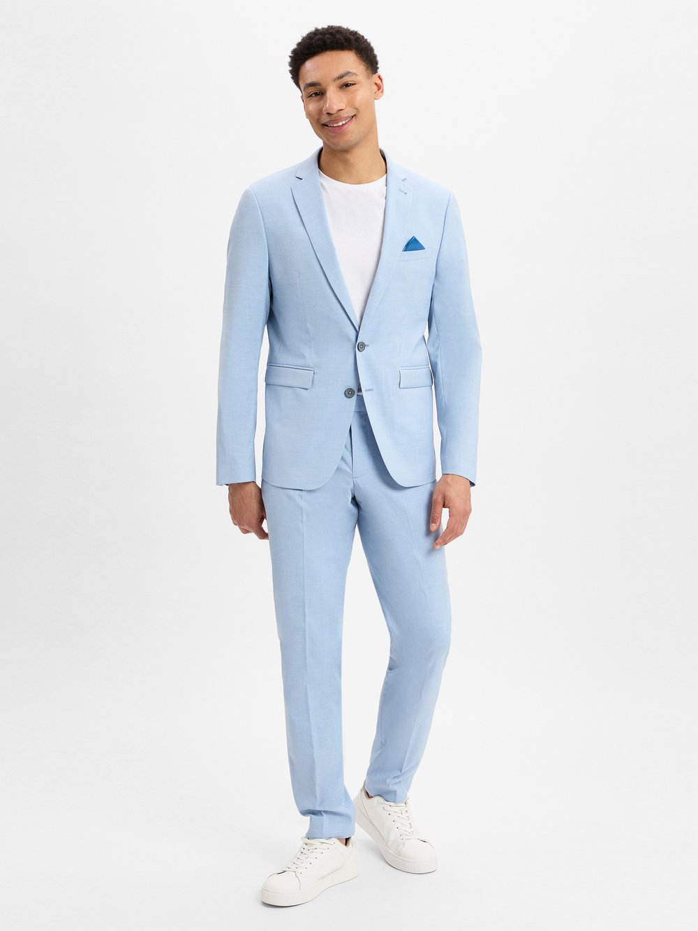 Finshley & Harding Garnitur - Oakland - Kalifornia Mężczyźni Slim Fit niebieski, 98