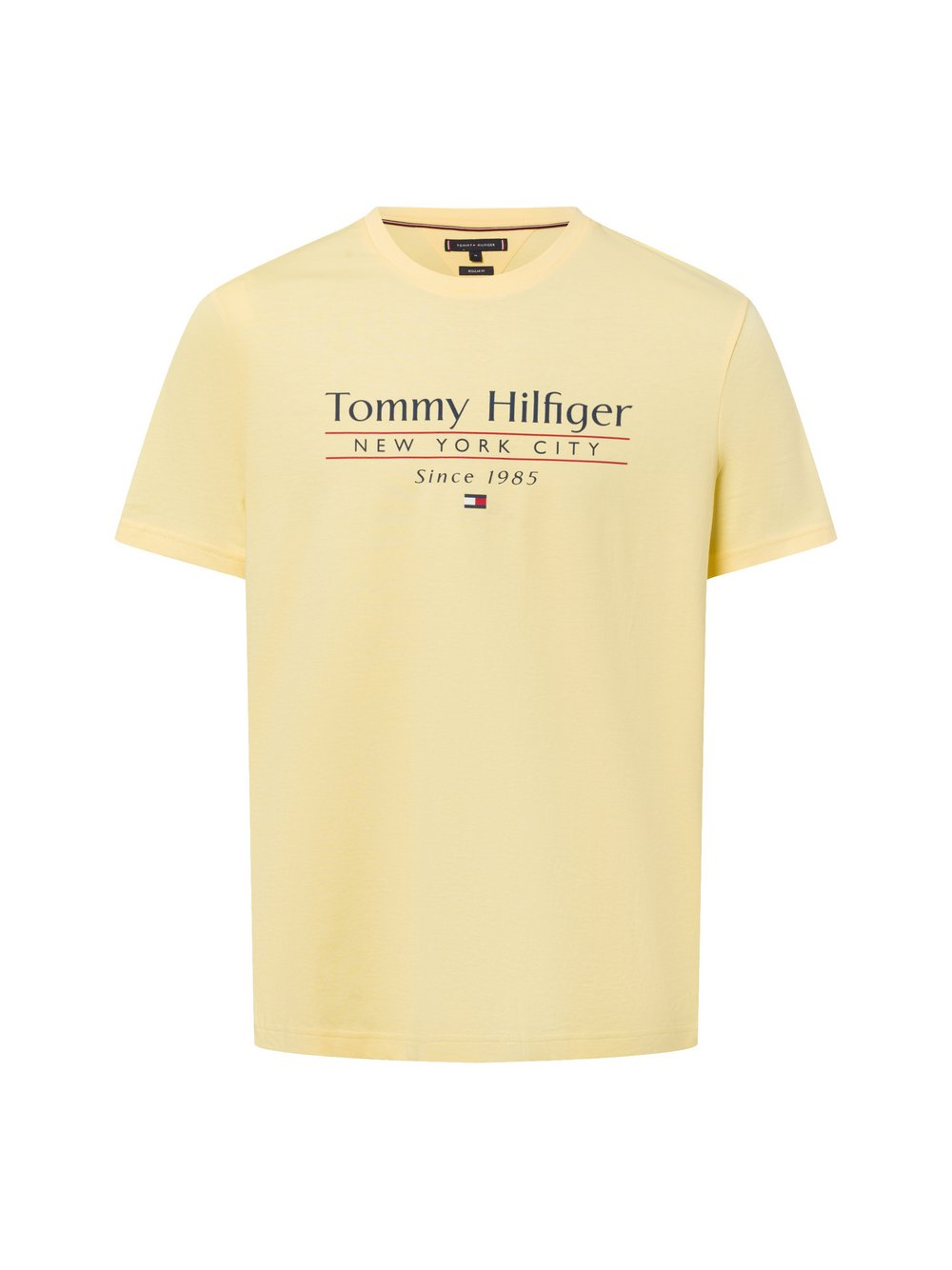 Tommy Hilfiger Koszulka męska Mężczyźni Bawełna żółty, L