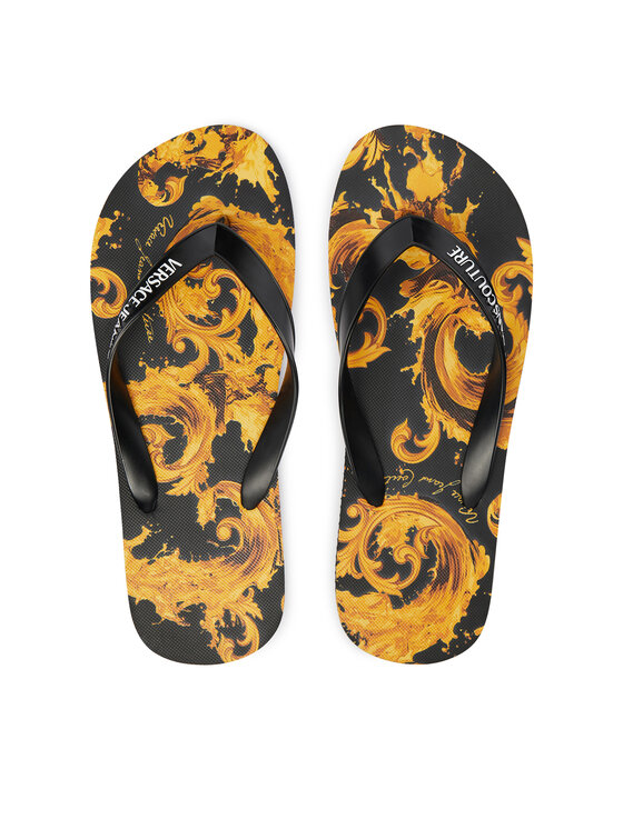 Versace Jeans Couture Japonki 80YA3SQ7 ZSS80 Czarny