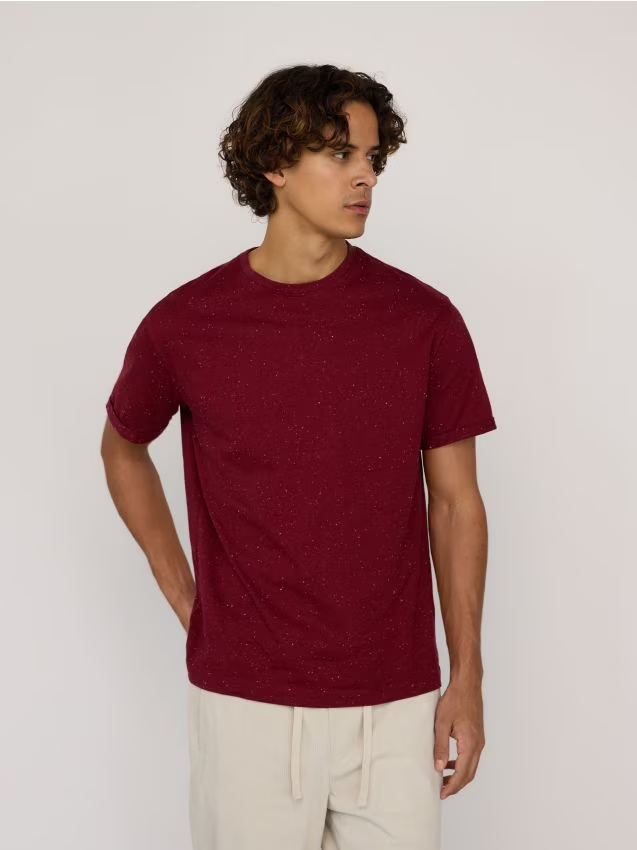 Reserved - T-shirt comfort fit - brązowy