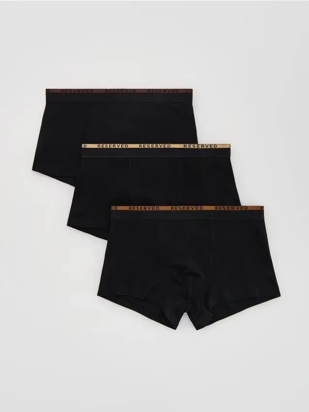 Reserved - 3 pack bokserek Classic - czarny