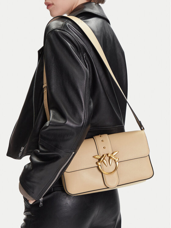 PINKO Torebka Love One Classic Fl 104524 A0QO C50Q Beżowy