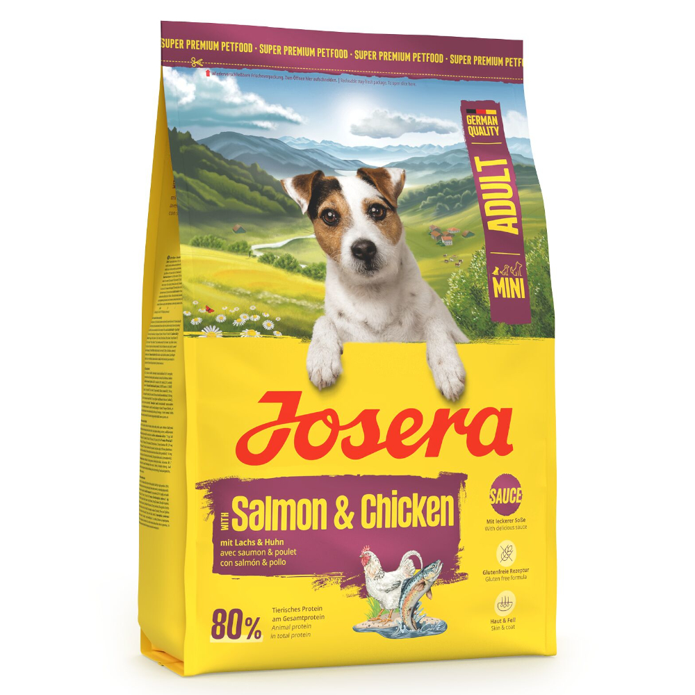 Josera Mini Adult, łosoś i kurczak - 900 g