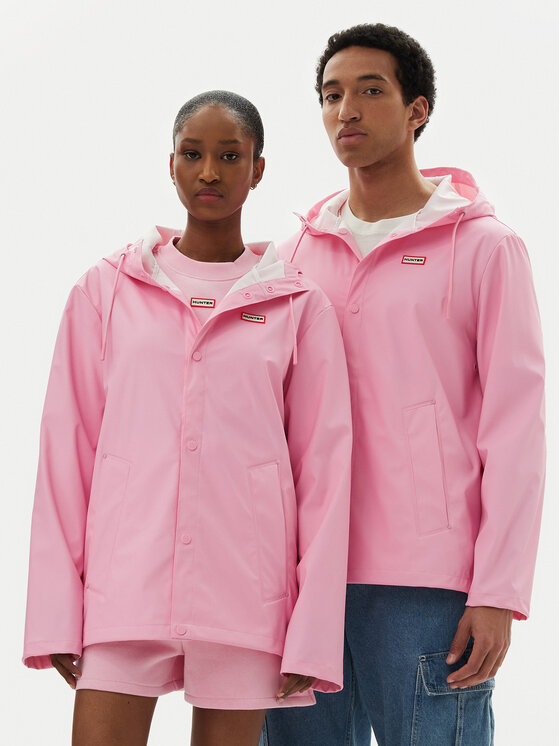 Hunter Kurtka przeciwdeszczowa Izzy Unisex HARU0012251 Różowy Regular Fit