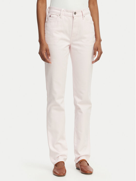 Tommy Hilfiger Jeansy WW0WW48579 Różowy jasny Slim Fit