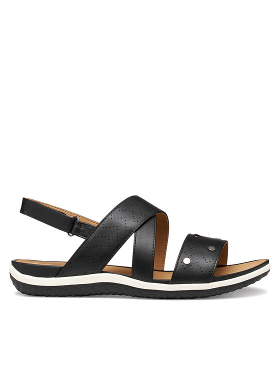 Geox Sandały D Sandal Vega D65R6B 000BC C9999 Czarny