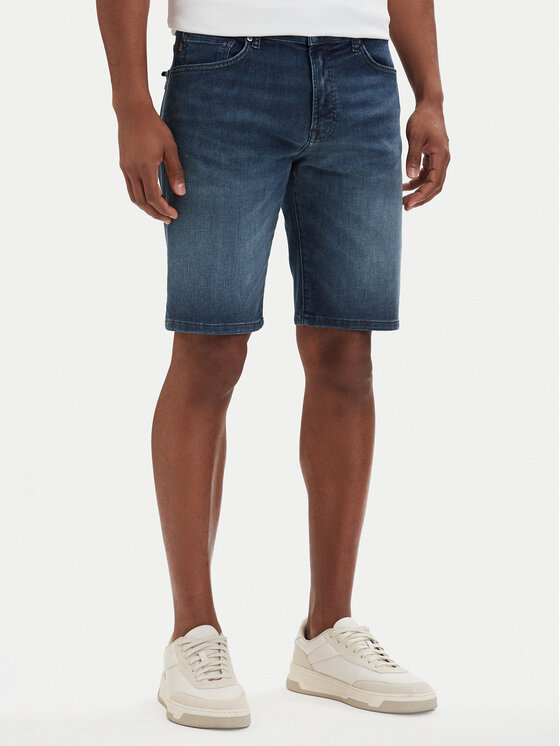 BOSS Szorty jeansowe Re.Maine 50559917 Niebieski Regular Fit